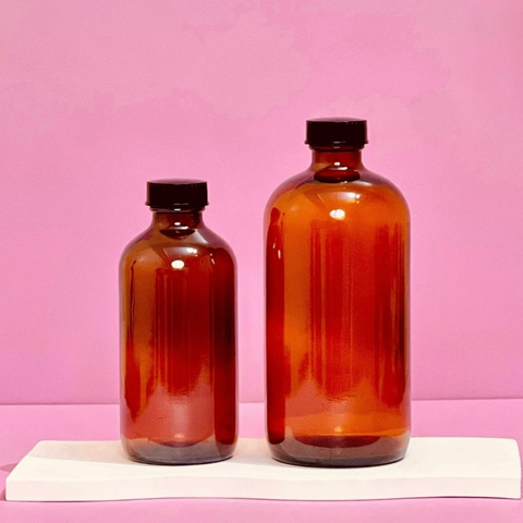 500ml Amber Glass Bottle + Bottle Cap