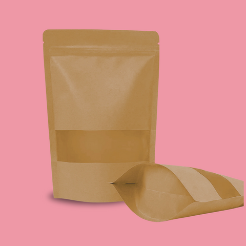 Kraft Paper Ziplock Bag 17cm*24cm (250-500g)