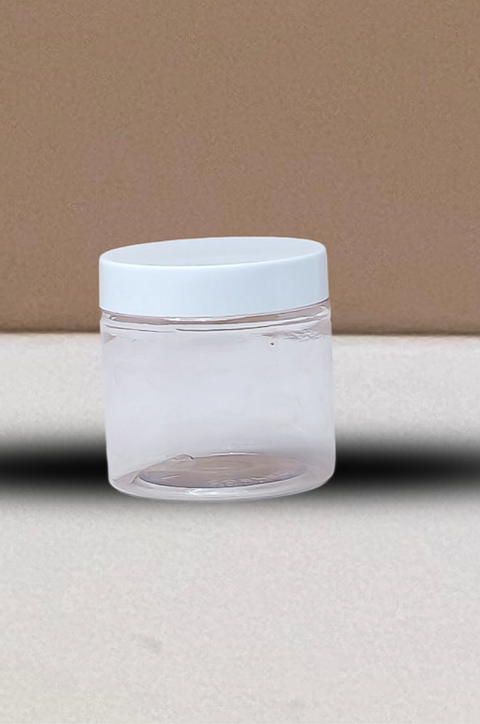 200g Plastic Jar With White Lid