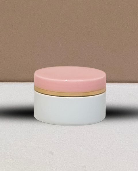 100g Plastic Jar With Pink Lid