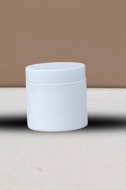 200g Plastic Jar With White Lid