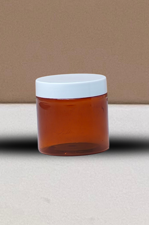 200g Plastic Jar With White Lid