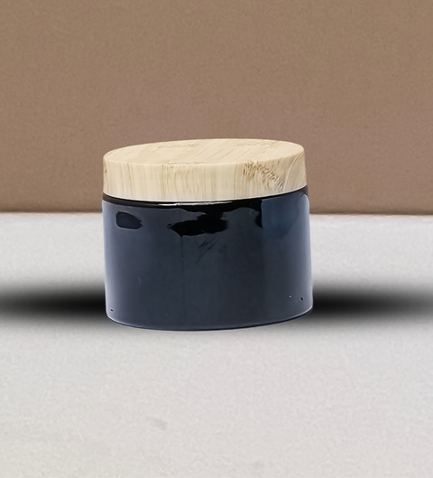 300g Plastic Jar With Bamboo Lid
