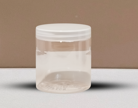500g Plastic Jar With Clear Lid