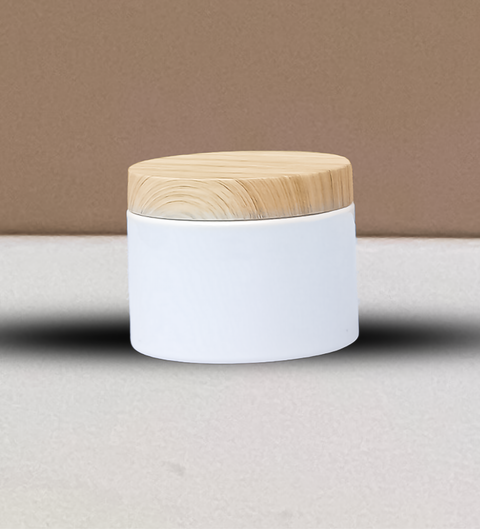 300g Plastic Jar With Bamboo Lid