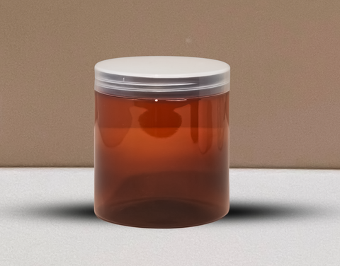 500g Plastic Jar With Clear Lid