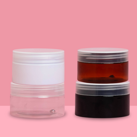 100g Plastic Jar With Clear Lid