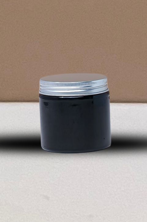 200g Plastic Jar With Silver Aluminium Lid