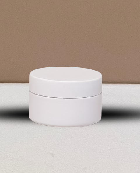 100g Plastic Jar With White Lid