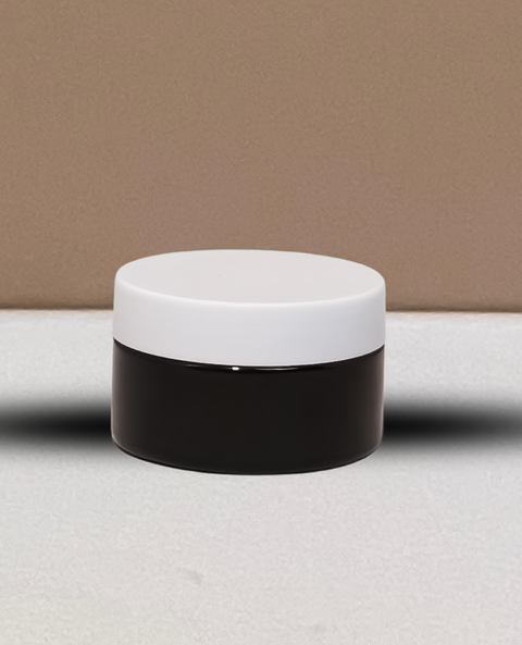 100g Plastic Jar With White Lid