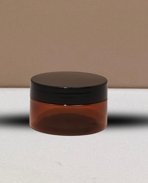 100g Plastic Jar With Black Lid