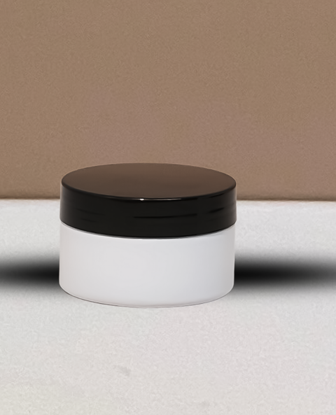 100g Plastic Jar With Black Lid