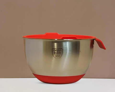 Stainless Steel Mixing Bowls Silicone Covers