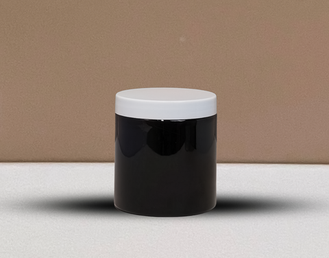 500g Plastic Jar With White Lid