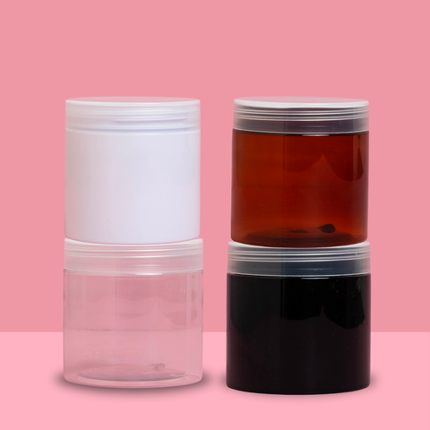 200g Plastic Jar With Clear Lid