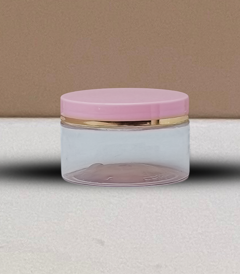250g Jar with Pink Lid + Gold Strip