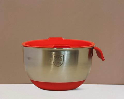 Stainless Steel Mixing Bowls Silicone Covers