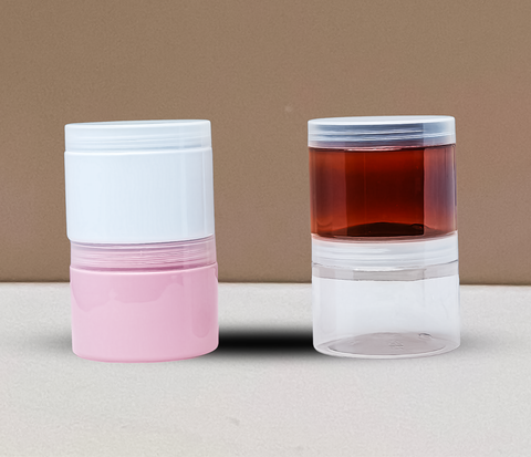 300g Plastic Jar With Clear Lid