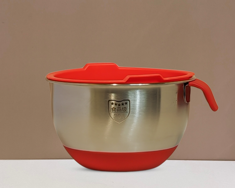 Stainless Steel Mixing Bowls Silicone Covers