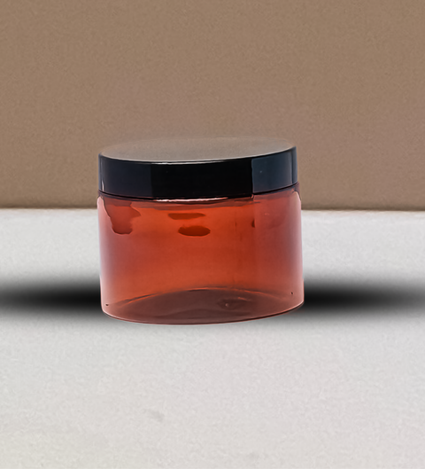 300g Plastic Jar With Black Lid