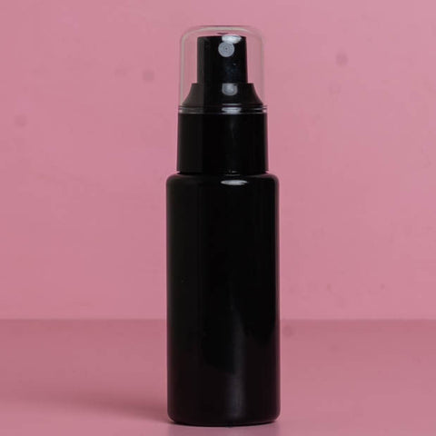 60Ml Pet Bottle With Black Mist Sprayer