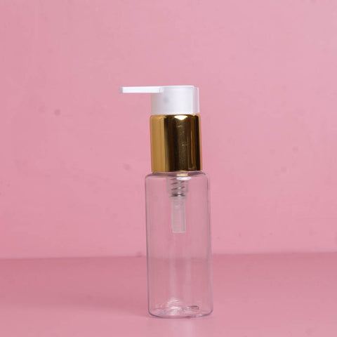 60Ml Pet Bottle With New Gold White Lotion Pump