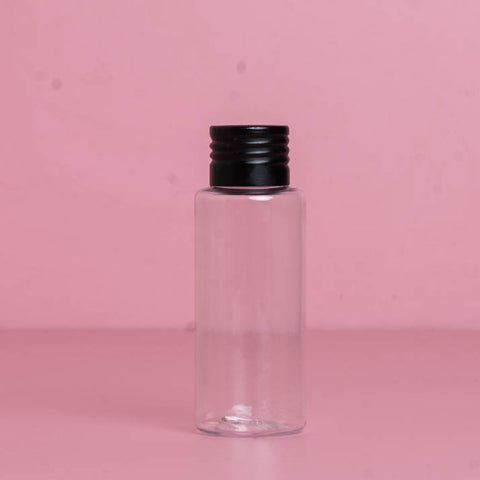 60Ml Pet Bottle With Black Aluminium Screw Cap