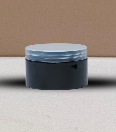 250g Wide Plastic Jar With Clear Lid