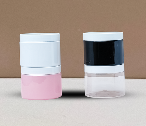 300g Plastic Jar With White Lid