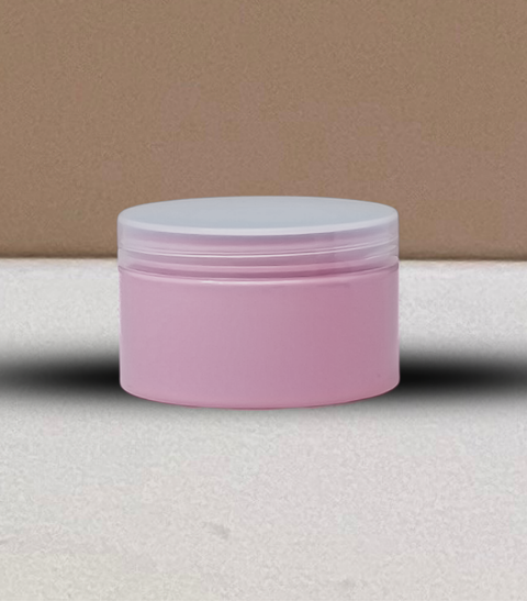 250g Wide Plastic Jar With Clear Lid