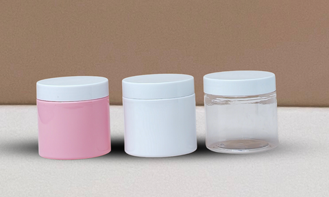 200g Plastic Jar With White Lid