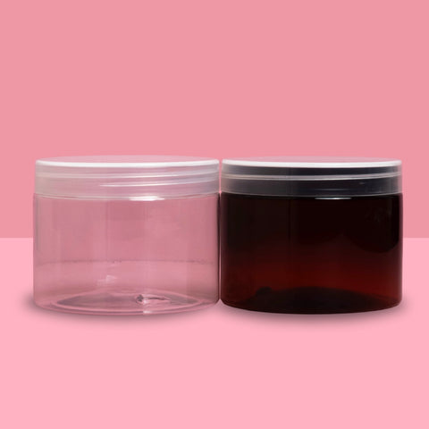 300g Plastic Jar With Clear Lid