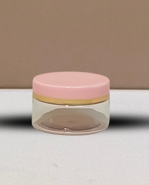 100g Plastic Jar With Pink Lid