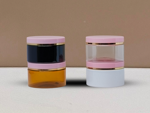 250g Jar with Pink Lid + Gold Strip