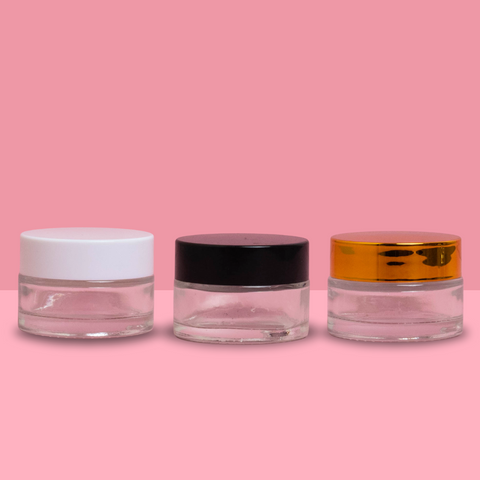 20g Clear Glass Jars