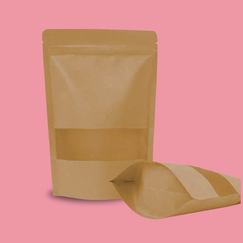 Kraft Paper Ziplock Bag 20cm*30cm (500-1kg)