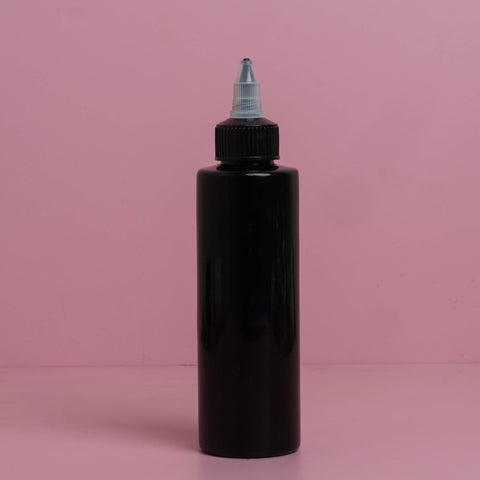 150Ml Pet Bottle With Black Applicator With Clear Top