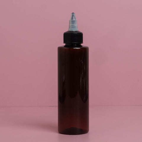 250Ml Tall Pet Bottle With Black Applicator With Clear Top