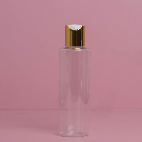 150Ml Pet Bottle With Gold Press Cap