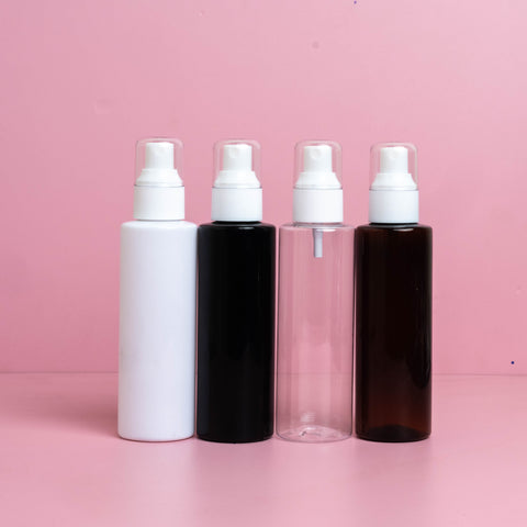 250Ml Tall Pet Bottle With White Mist Spray