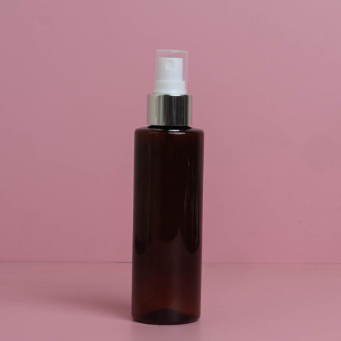 150Ml Pet Bottle With Silver Mist Spray