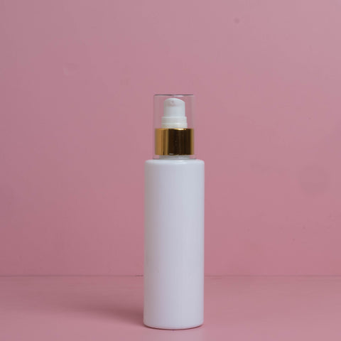 150Ml Pet Bottle With Gold Treatment Pump