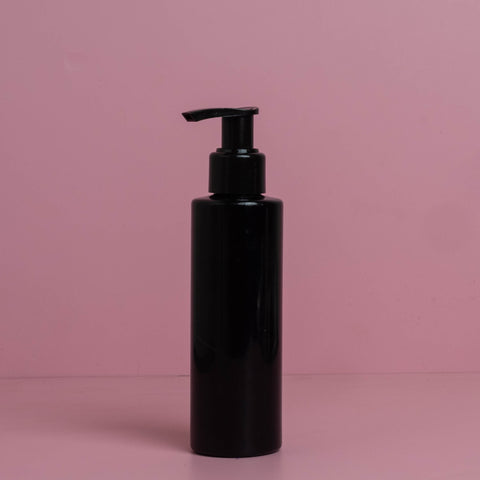 150Ml Pet Bottle With Old Black Lotion Pump