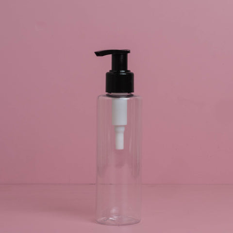 150Ml Pet Bottle With Old Black Lotion Pump