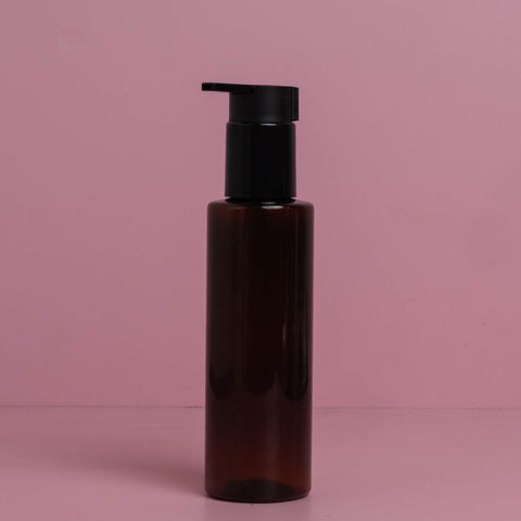 250Ml Tall Pet Bottle With New Black Lotion Pump