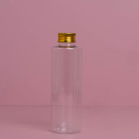 250Ml Tall Pet Bottle With Gold Aluminium Screw Caps