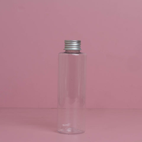 250Ml Tall Pet Bottle With Silver Aluminium Screw Cap