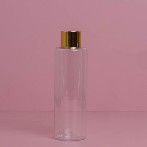 150Ml Pet Bottle With Gold Shinny Screw Caps