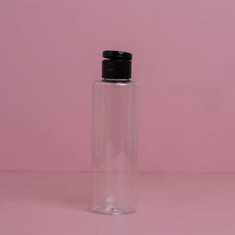 150Ml Pet Bottle With Black Flip Cap