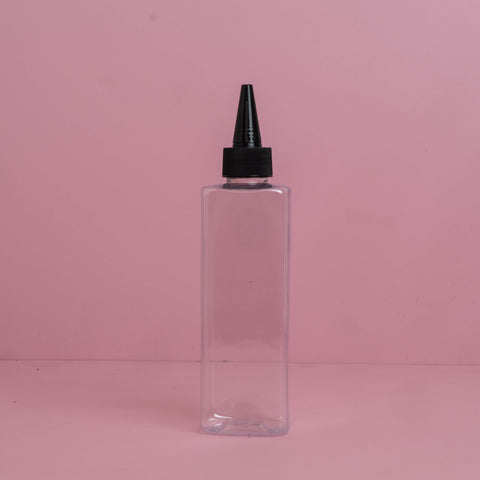 250Ml Square Pet Bottle With Black Applicator